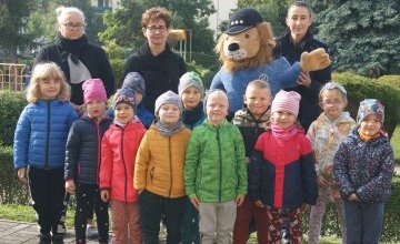 Wizyta funkcjonariusza Policji w przedszkolu