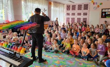 "Pan Orkiestra" wśród przedszkolaków