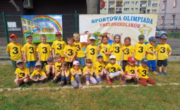 Udział Słoneczek w Sportowej Olimpiadzie Przedszkolaków