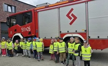 Misie poznają pracę strażaka