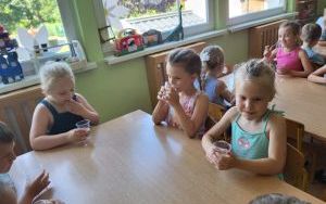 Słoneczka eksperymentują z suchym lodem- warsztaty chemiczne (2)